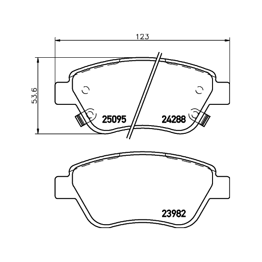 8DB 355 015-441 - Brake Pad Set, disc brake 
