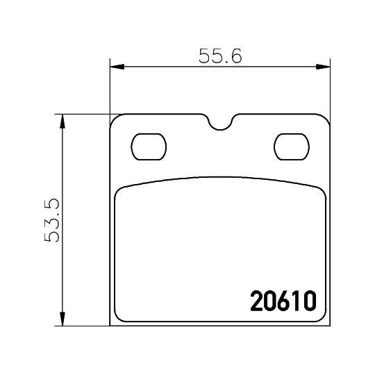 8DB 355 005-301 - Brake Pad Set, disc parking brake 