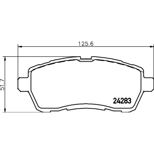 8DB 355 013-211 - Brake Pad Set, disc brake 