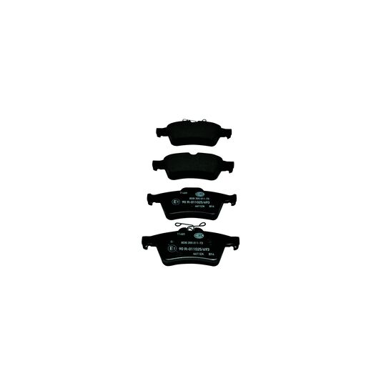 8DB 355 011-731 - Brake Pad Set, disc brake 