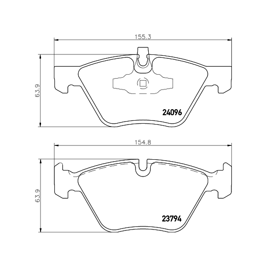 8DB 355 011-941 - Brake Pad Set, disc brake 