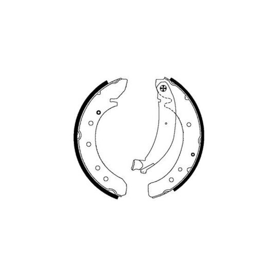 8DB 355 001-601 - Brake Shoe Set 