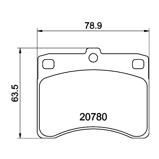 8DB 355 005-671 - Brake Pad Set, disc brake 