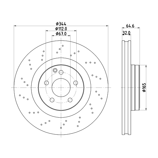 8DD 355 122-891 - Brake Disc 