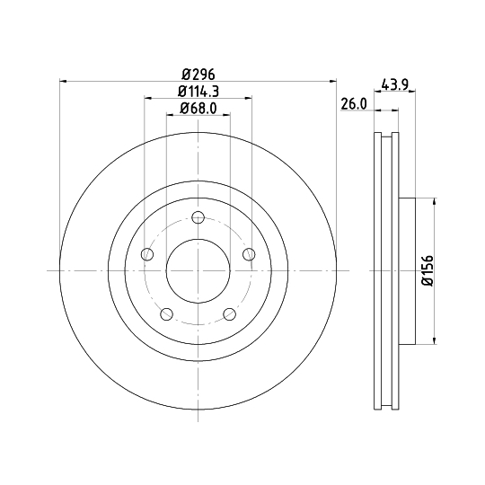 8DD 355 114-601 - Brake Disc 