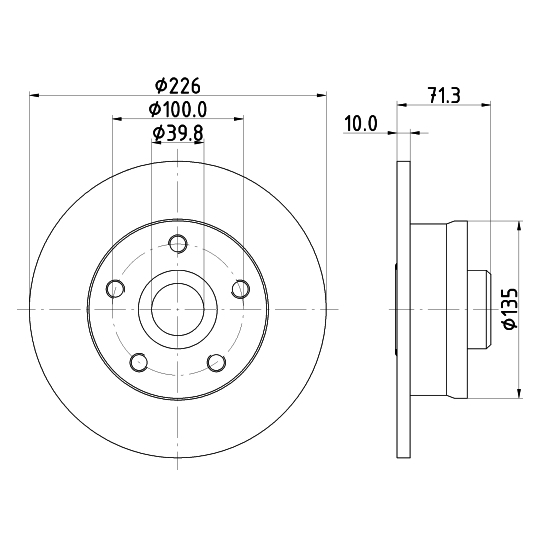 8DD 355 113-411 - Brake Disc 