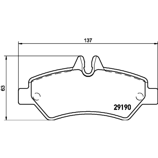 8DB 355 005-351 - Brake Pad Set, disc brake 