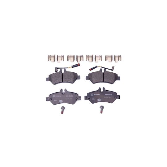 8DB 355 005-351 - Brake Pad Set, disc brake 
