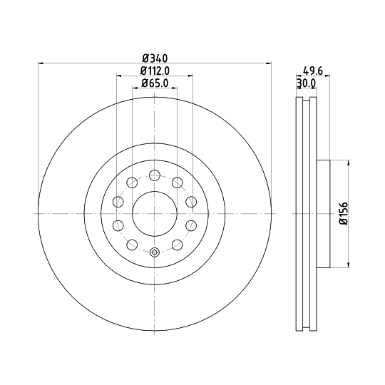 8DD 355 129-241 - Brake Disc 