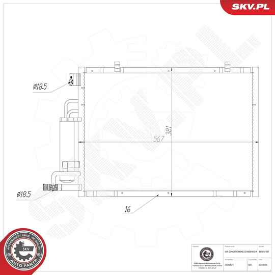 Condenser, air conditioning
