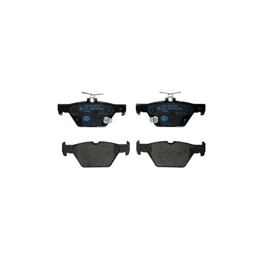 8DB 355 023-341 - Brake Pad Set, disc brake 
