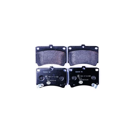 8DB 355 016-431 - Brake Pad Set, disc brake 