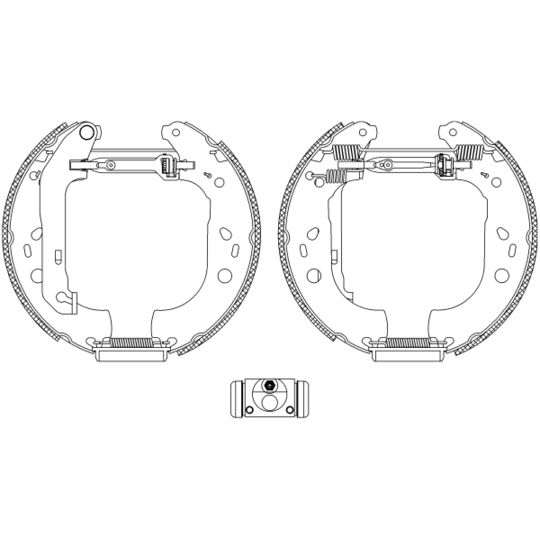 8DB 355 005-101 - Brake Shoe Set 