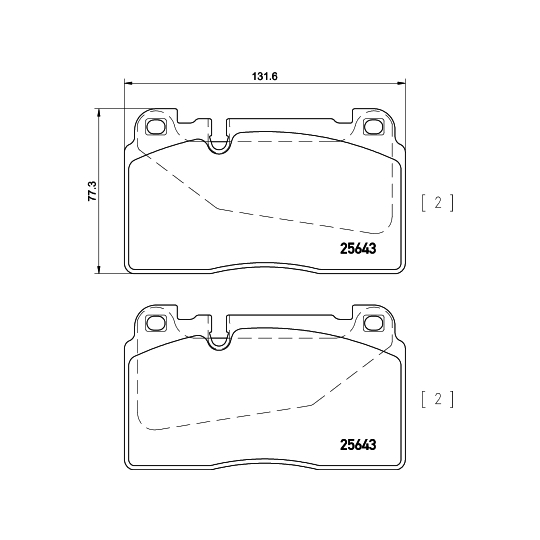 8DB 355 020-251 - Brake Pad Set, disc brake 