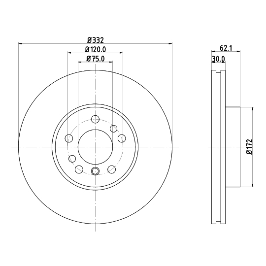 8DD 355 127-631 - Brake Disc 