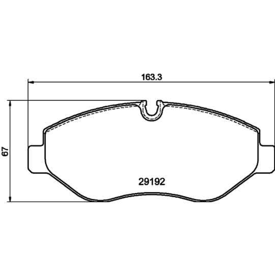 8DB 355 005-521 - Brake Pad Set, disc brake 