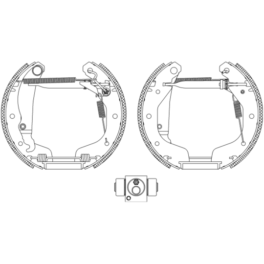 8DB 355 005-221 - Brake Shoe Set 