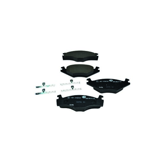 8DB 355 017-521 - Brake Pad Set, disc brake 