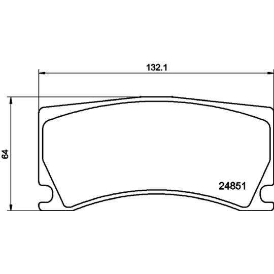 8DB 355 014-101 - Brake Pad Set, disc brake 