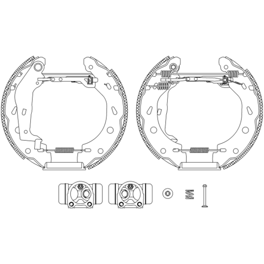 8DB 355 004-941 - Brake Shoe Set 