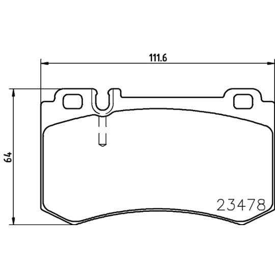8DB 355 010-291 - Brake Pad Set, disc brake 