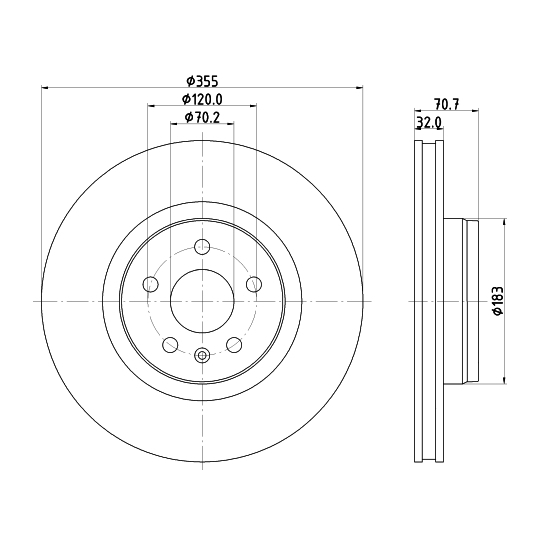 8DD 355 132-931 - Brake Disc 