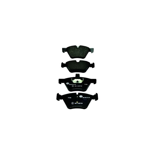 8DB 355 015-031 - Brake Pad Set, disc brake 