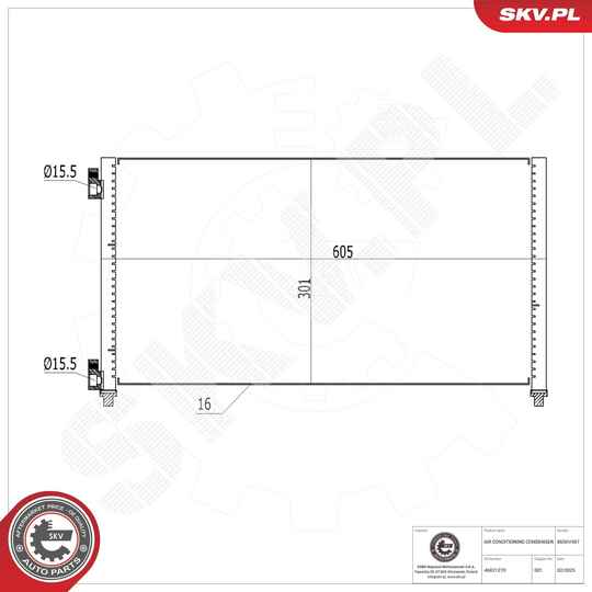 Condenser, air conditioning