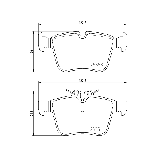 8DB 355 021-831 - Brake Pad Set, disc brake 