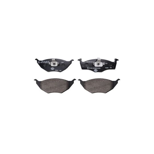 8DB 355 008-481 - Brake Pad Set, disc brake 