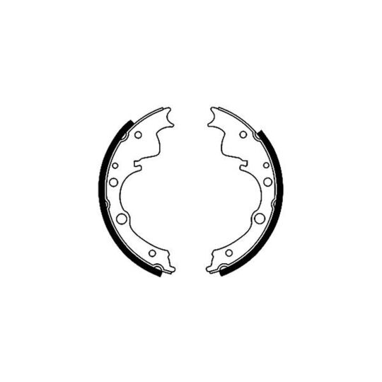 8DB 355 000-751 - Brake Shoe Set 