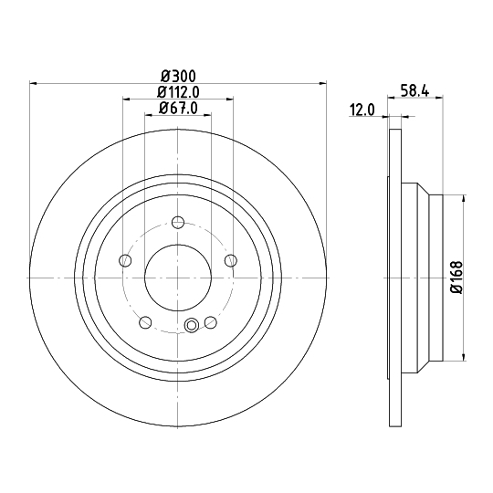 8DD 355 115-411 - Brake Disc 