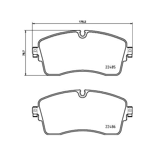 8DB 355 039-321 - Brake Pad Set, disc brake 