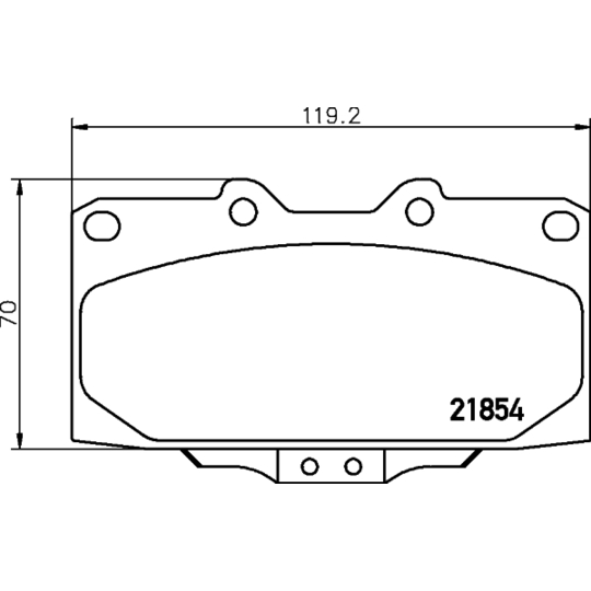 8DB 355 017-211 - Brake Pad Set, disc brake 