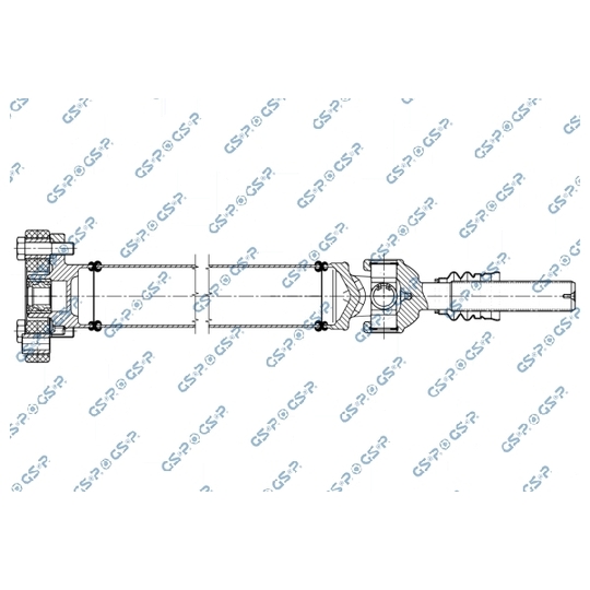 Propshaft, axle drive