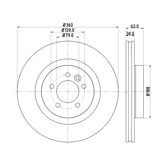 8DD 355 118-871 - Brake Disc 