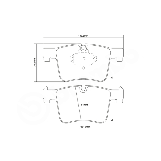 07.B314.98 - High Performance Brake Pad Set 