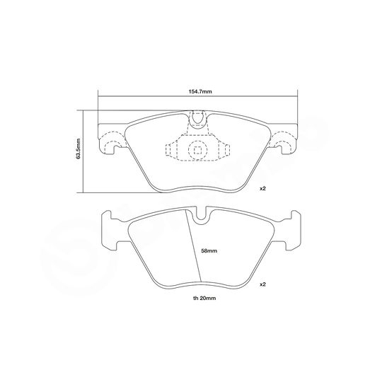 07.B314.97 - High Performance Brake Pad Set 