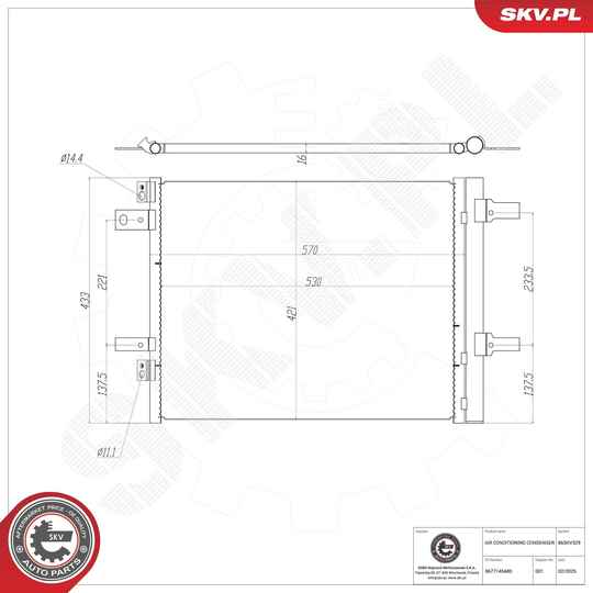 Condenser, air conditioning
