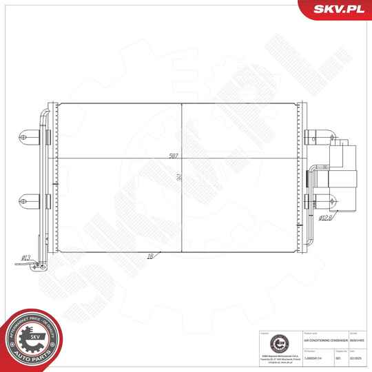 Condenser, air conditioning