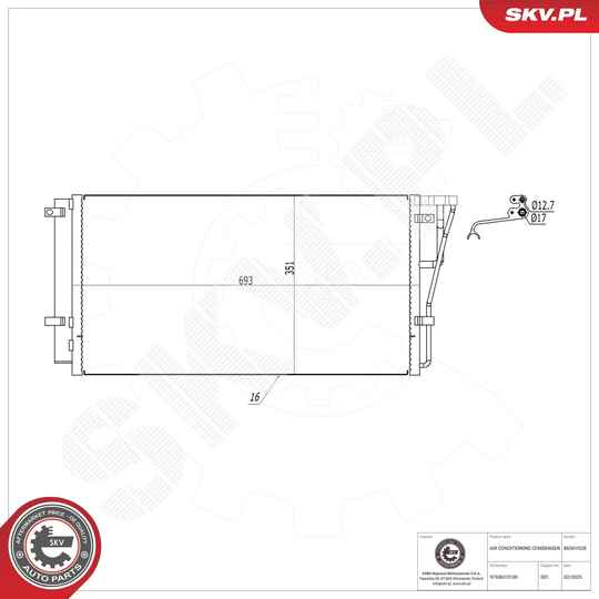 Condenser, air conditioning