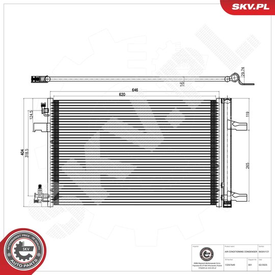 Condenser, air conditioning