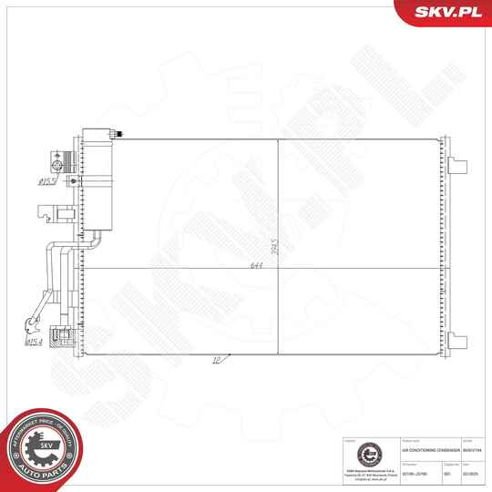 Condenser, air conditioning