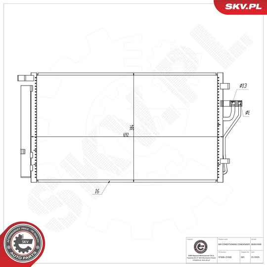 Condenser, air conditioning