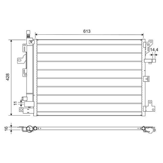 Condenser, air conditioning