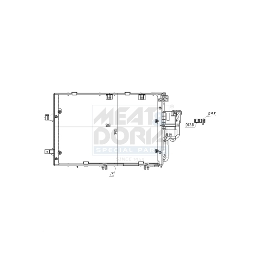 Condenser, air conditioning