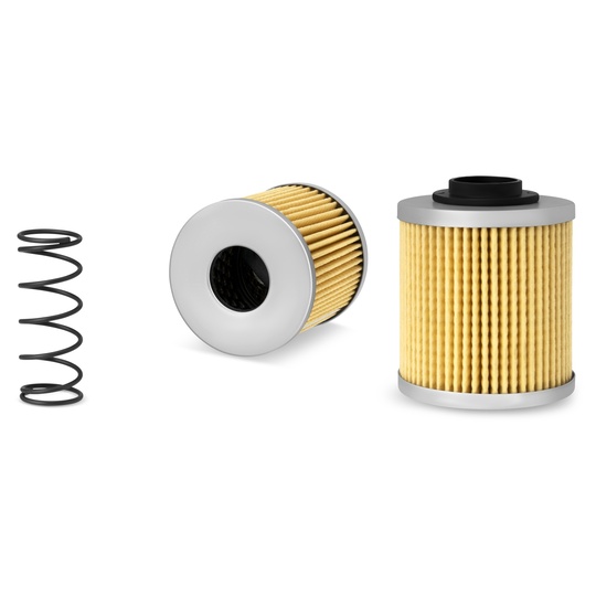 Filter, operating hydraulics