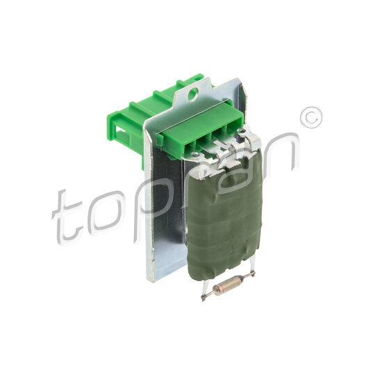 Resistor, interior blower