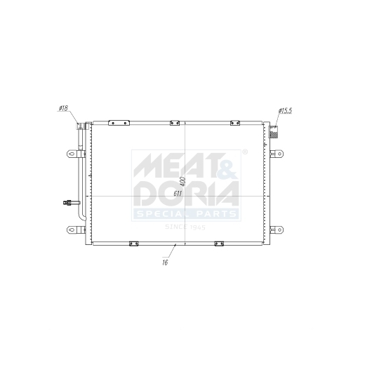 Condenser, air conditioning