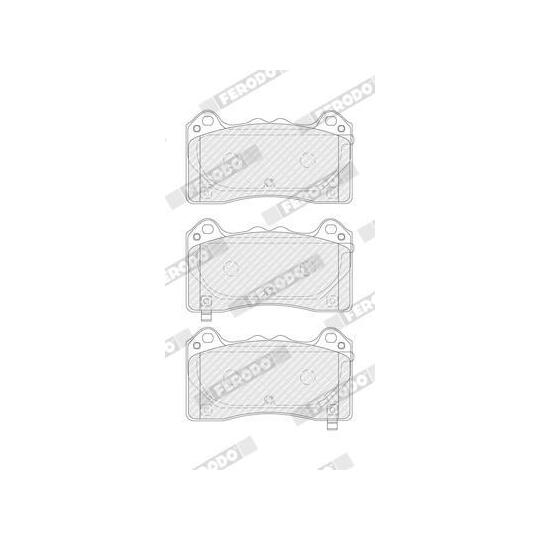 FDB4830 - Brake Pad Set, disc brake 